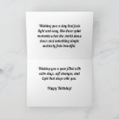 Blue Sky & Autumn Foliage - Aangepaste Verjaardag Kaart (Binnen)