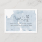 Blue Sky Baby shower Luier Raffle Ticket Informatiekaartje (Voorkant)