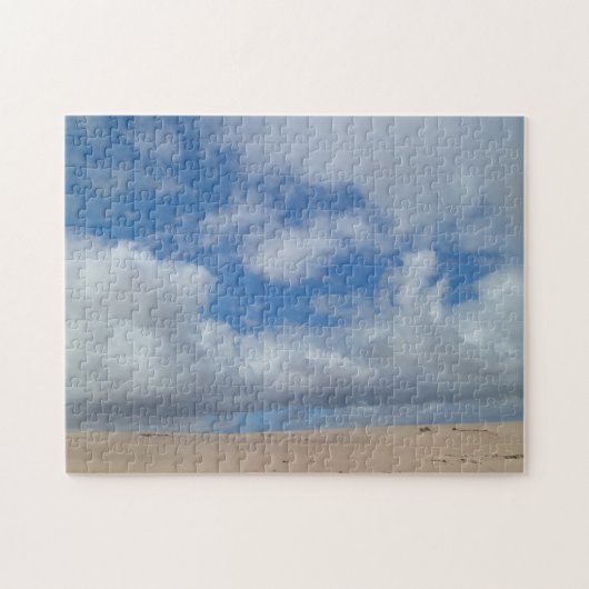 Blue Sky Beach Scene Legpuzzel (Horizontaal)