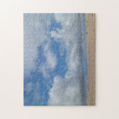 Blue Sky Beach Scene Legpuzzel (Verticaal)