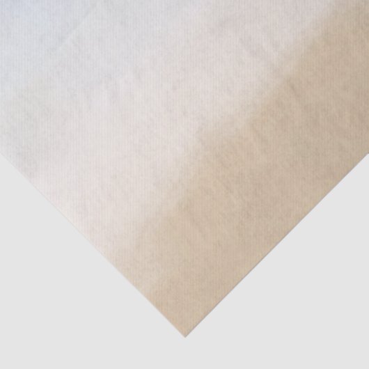 Blue Sky Beige Sand Ombre Waterverf Tissuepapier (Detail)