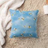 Blue Sky bijen Throw Cushion Kussen (Deken)