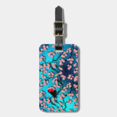 Blue Sky Bird Cherry Blossom Bagagelabel (Voorkant verticaal)