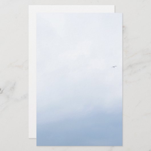 Blue Sky Birds Briefpapier (Voorkant / Achterkant)