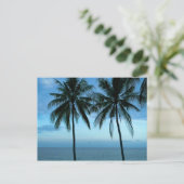 Blue Sky Blue Ocean Briefkaart (Staand voorkant)