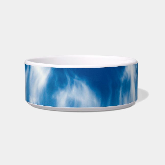 Blue sky Ceramic Pet Bowl Voerbakje (Voorkant)