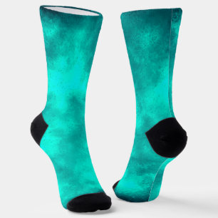 Blue Sky Cloud Effect Sustainable Crew Sock Sokken