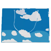 Blue Sky Cloud Groot Cadeauzakje (Voorkant)