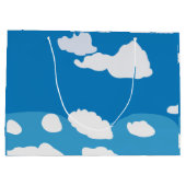 Blue Sky Cloud Groot Cadeauzakje (Achterkant)