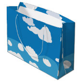 Blue Sky Cloud Groot Cadeauzakje (Achterkant Gekanteld)