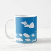 Blue Sky Cloud Koffiemok (Links)