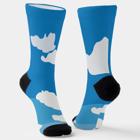 Blue Sky Cloud  Sokken (Gebogen)