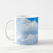 Blue Sky Clouds Background Skies Heaven Design Koffiemok (Links)
