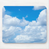 Blue Sky Clouds Background Skies Heaven Design Muismat (Voorkant)