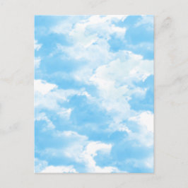 Blue Sky Clouds Briefkaart