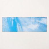 Blue Sky Clouds Design Fitness Modern Sjabloon Yogamat (Voorkant (horizontaal))