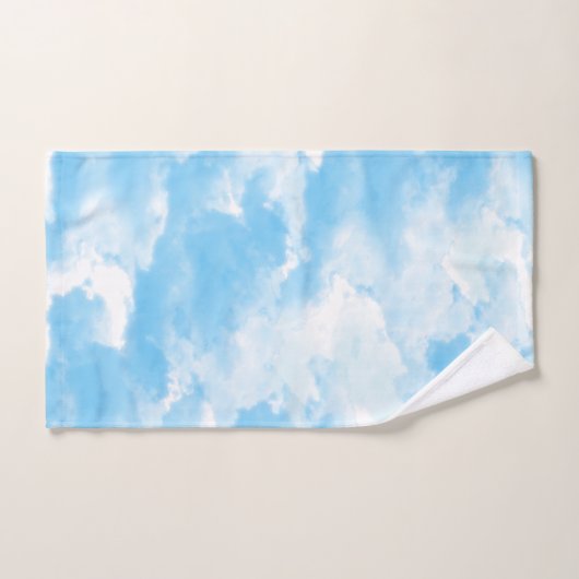 Blue Sky Clouds Handdoek (Handdoek)