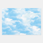 Blue Sky Clouds Inpakpapier Vel (Voorkant)