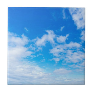 Blue Sky Clouds Patrooncadeautjes Tegeltje