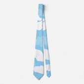 Blue Sky Clouds Stropdas (Voorkant)