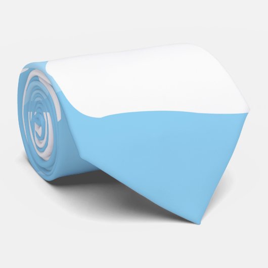 Blue Sky Clouds Stropdas (Opgerold)