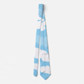 Blue Sky Clouds Stropdas (Achterkant)