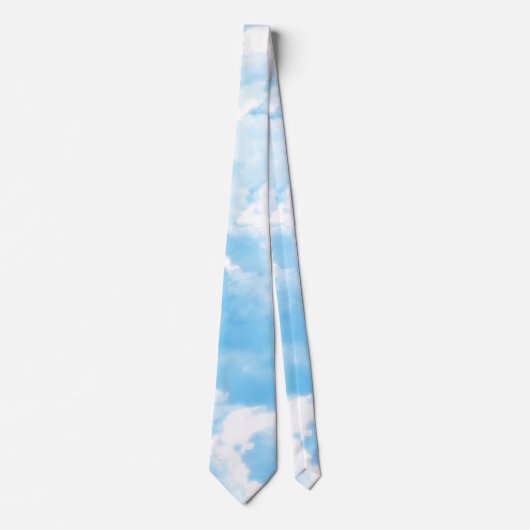 Blue Sky Clouds Stropdas (Voorkant)