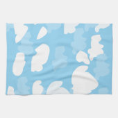 Blue Sky Clouds Theedoek (Horizontaal)