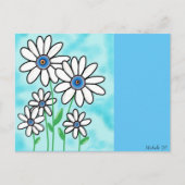 Blue Sky Daisies Briefkaart (Voorkant)