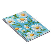 Blue Sky Daisy Spiral Notebook Notitieboek (Rechterzijde)