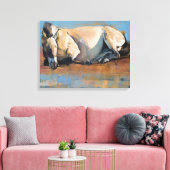 Blue Sky Day Canvas Afdruk (Insitu (Woonkamer))