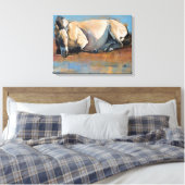 Blue Sky Day Canvas Afdruk (Insitu (Slaapkamer))