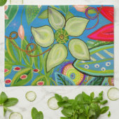 Blue Sky Day theedoek (Gevouwen)