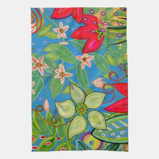 Blue Sky Day theedoek (Verticaal)