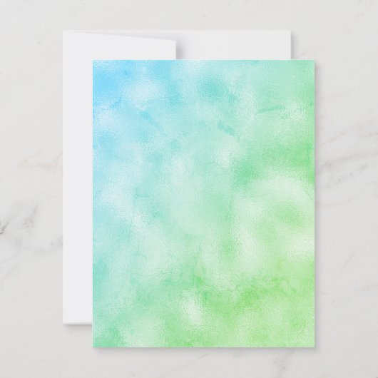 Blue Sky Doggie Blank Kaart (Achterkant)