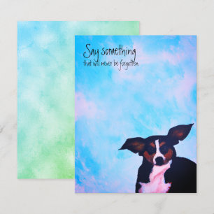 Blue Sky Doggie Blank Kaart