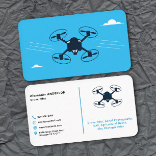 Blue Sky - Drone Pilot Visitekaartje