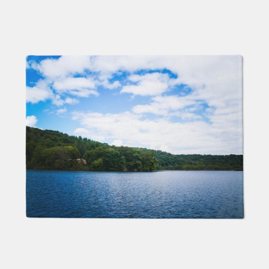 Blue Sky en Calm Waters in het voorjaar Deurmat (Voorkant)