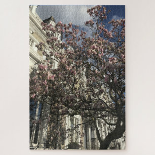 Blue Sky en Cherry Blossom, Chelsea, Londen, Veren Legpuzzel