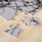 Blue Sky en Cherry Blossom, Chelsea, Londen, Veren Legpuzzel (Zijkant)