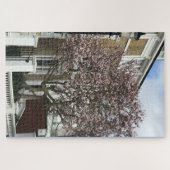 Blue Sky en Cherry Blossom, Chelsea, Londen, Veren Legpuzzel (Horizontaal)