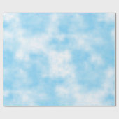 Blue Sky en Cloud Art Custom Cadeaupapier (Vlak)