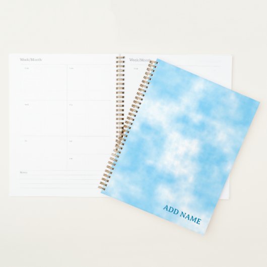 Blue Sky en Cloud Art Custom Planner (Display)