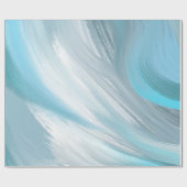 Blue Sky en Clouds Abstract Cadeaupapier (Vlak)