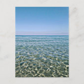 Blue Sky en mooie Calm Zee Briefkaart (Voorkant)