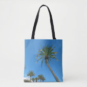 Blue Sky en Palm Trees Guadalest Valley Spanje Tote Bag (Voorkant)