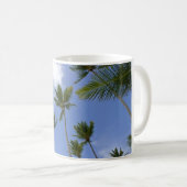 Blue Sky en Palm Trees Koffiemok (Voorkant rechts)