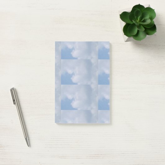 Blue Sky en White Cloud Post-it® Notes (Kantoor)