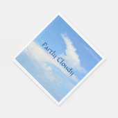 Blue Sky en White Cloud Servet (Hoek)