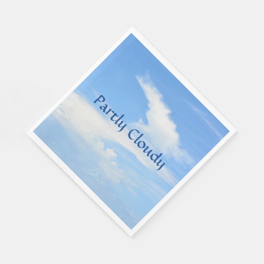 Blue Sky en White Cloud Servet (Hoek)